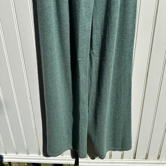 Lisa Yang Sofi Trousers Pants 100% Cashmere Jade Green Sz 0 XS NWT $565 Wide Leg - Picture 12 of 16